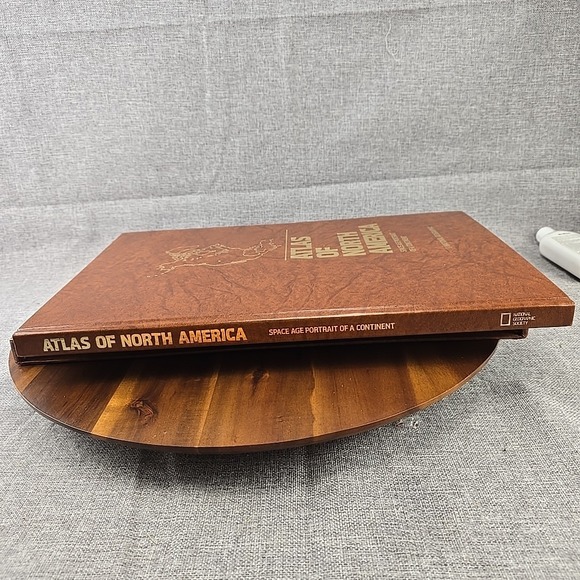 National Geographic Atlas of North America Large Format‎ HC Slipcove VTG '85 - Picture 2 of 14